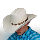 Dallas Hats Cream With Leather Band Cattleman Straw Hat