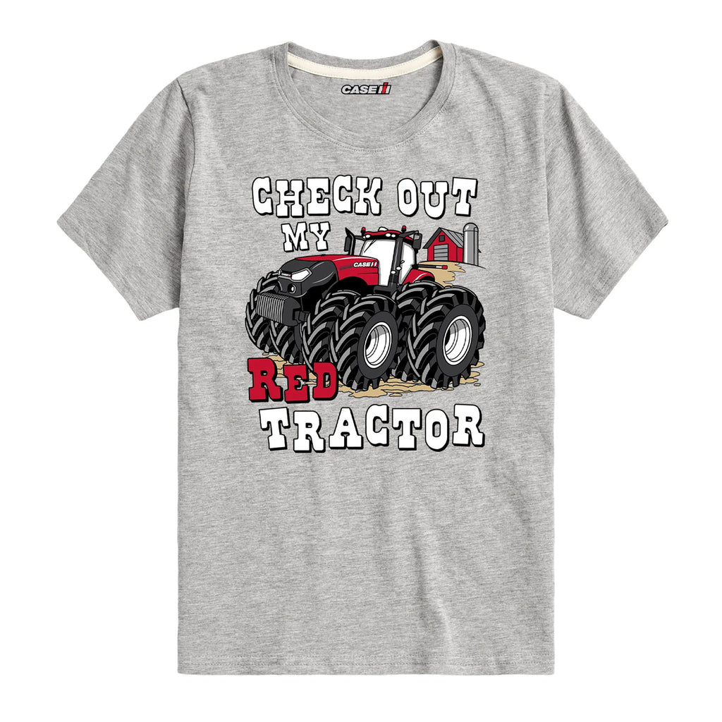 Check Out My Red Tractor Kid Tee