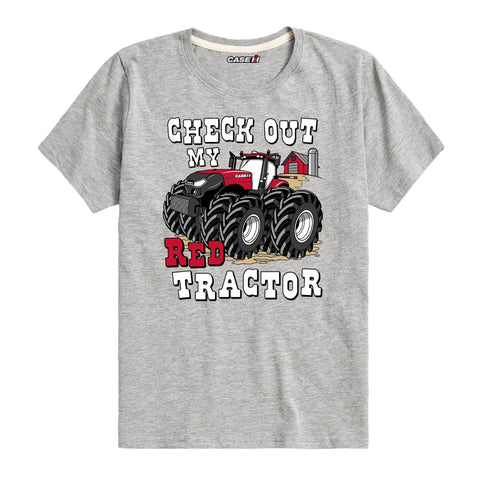 Check Out My Red Tractor Kid Tee