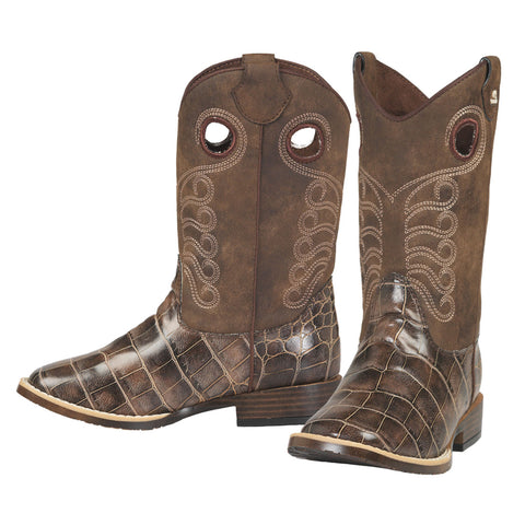 Twister Kid's Choc Gator Travis Boots