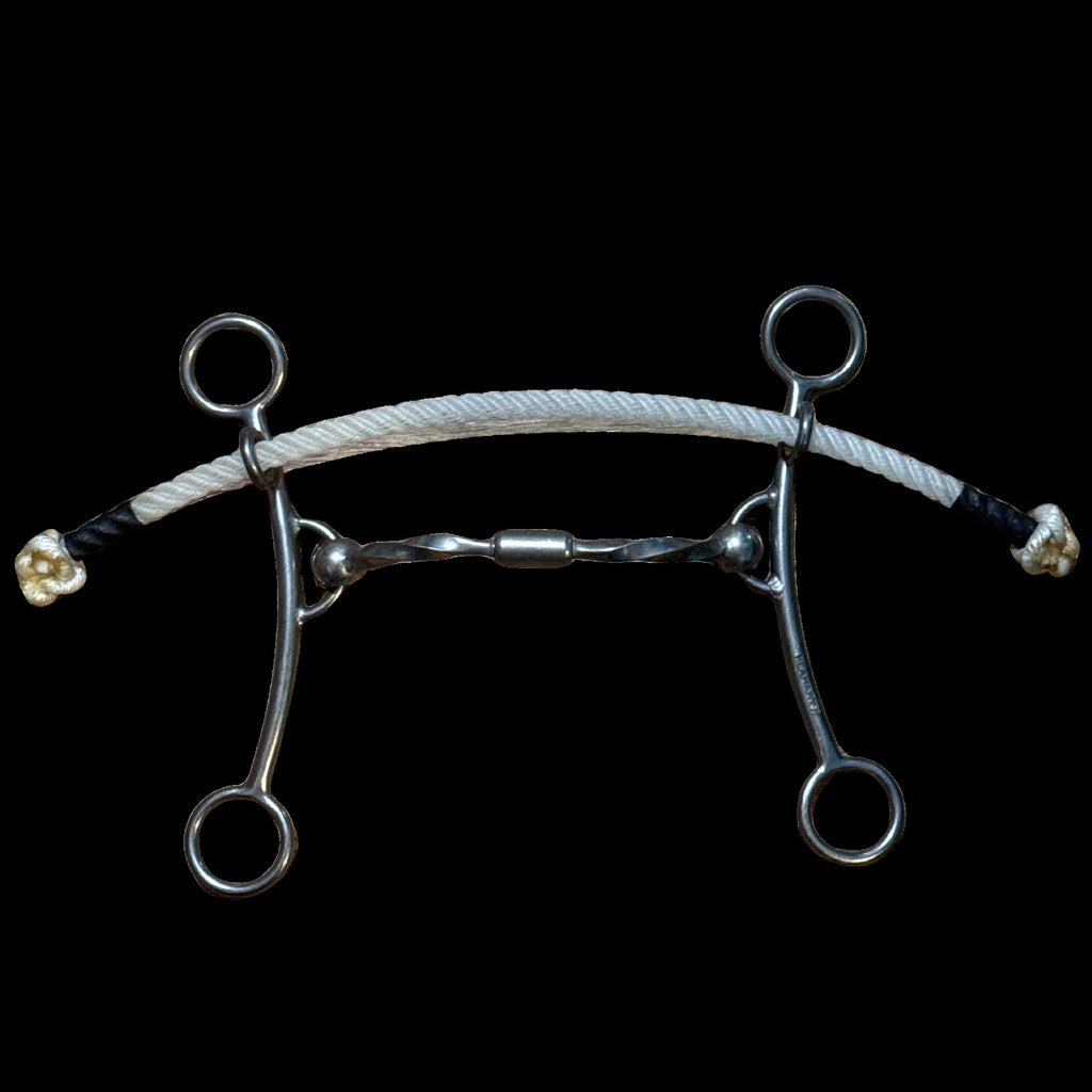 Duke shank with rope nose and billy allen square twist mouthpiece.