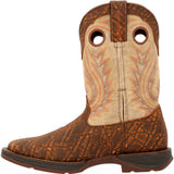 Durango Men's Tan Elephant Print & Cream Boots