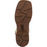 Durango Men's Tan Elephant Print & Cream Boots