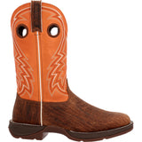 Durango Men's Cedar Bark & Orange Rebel Square Toe