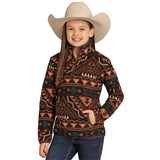 Brown Aztec Berber 1/4 zip