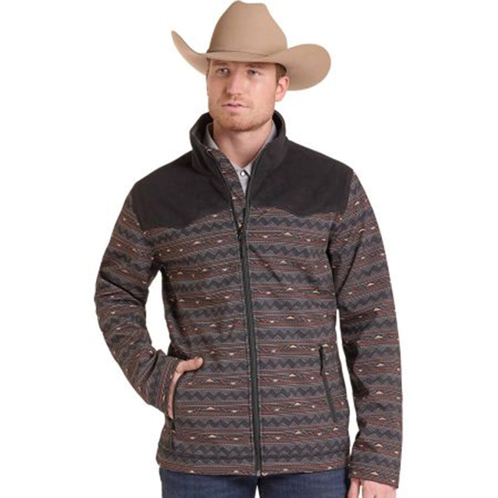 ROCK&ROLL DENIM® Softshell Jacket, Serape Stripe