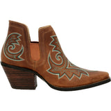 Durango Golden Brown Turquoise Stitched Bootie