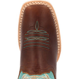 Durango Women's Brown & Arctic Blue Lady Rebel Pro Boots