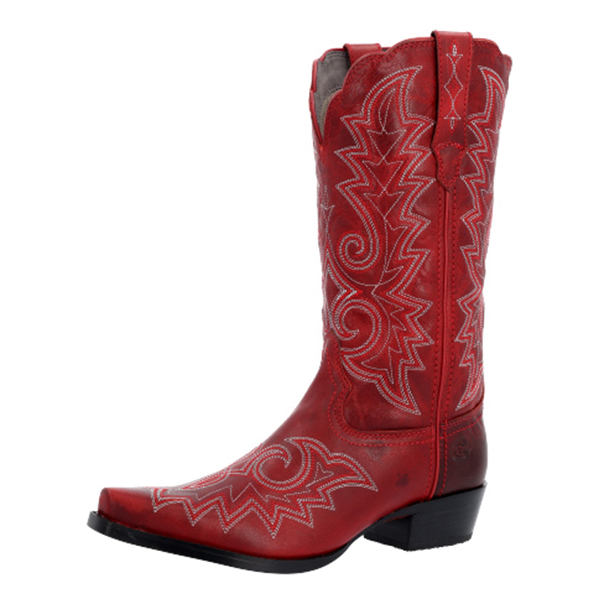 Durango Women's Crush Ruby Red Snip Toe Boots – Western Edge, Ltd.