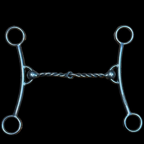 Duke shank with twisted wire mouthpiece.