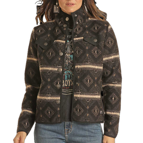 Powder River Women's Charcoal Aztec Jacket