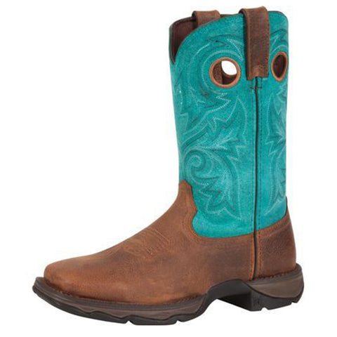 Durango Women's Lady Rebel Turq/Brown Boots