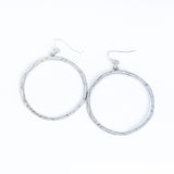 West and Company Silver Hoop Earrings