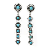 West and Company Elongated Florets Earrings