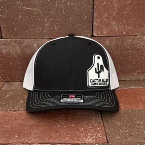 Cactus Alley Black/White Ear Tag Land Cap