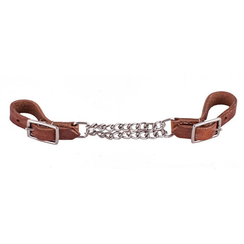 Showman Double Chain Curb Harness