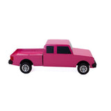 Little Buster Toys 1:16 Pink Extended Cab Truck 500290 All Metal Farm Toy Side View
