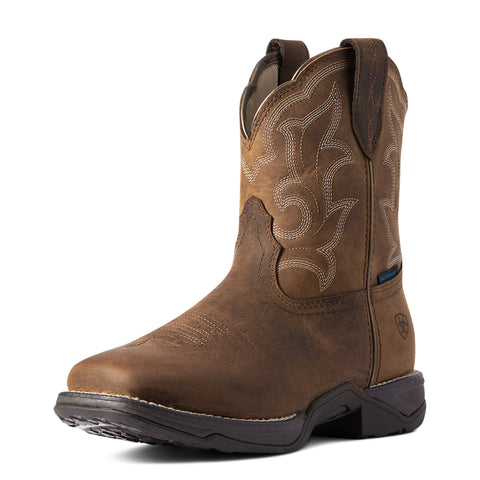 Side view of Ariat Women's Anthem Shortie II Waterproof Western Boots 