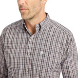 Ariat Men's Mauve Plaid Long Sleeve Shirt