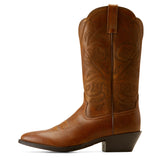 Side view of Ariat Women’s Heritage R Toe Boot showing traditional R toe shape and leather construction.