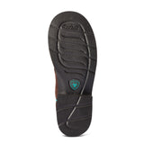 Ariat Chocolate Fatbaby Youth Boot showing Fatbaby toe Bottom View