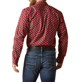 Ariat Men's Red Diamond Print Shirt