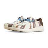 Tan/Brown/Blue Chimayo Slip-on Shoes 