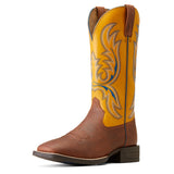 Ariat Men's Bullhead Cowtown Brown Cowboy Boot front view
