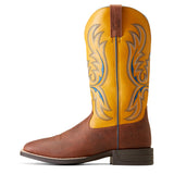 Ariat Men's Bullhead Cowtown Brown Cowboy Boot side view