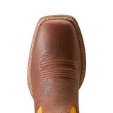Ariat Men's Bullhead Cowtown Brown Cowboy Boot toe view