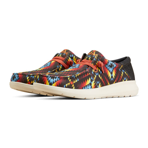 Red/Blue/Yellow Multi Southwest Print Hilo