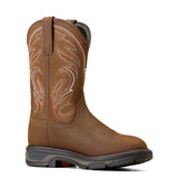  Ariat WorkHog XT Distressed Brown Roper Toe Boots Medial View