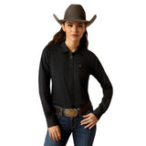 Solid Black Long Sleeve Shirt