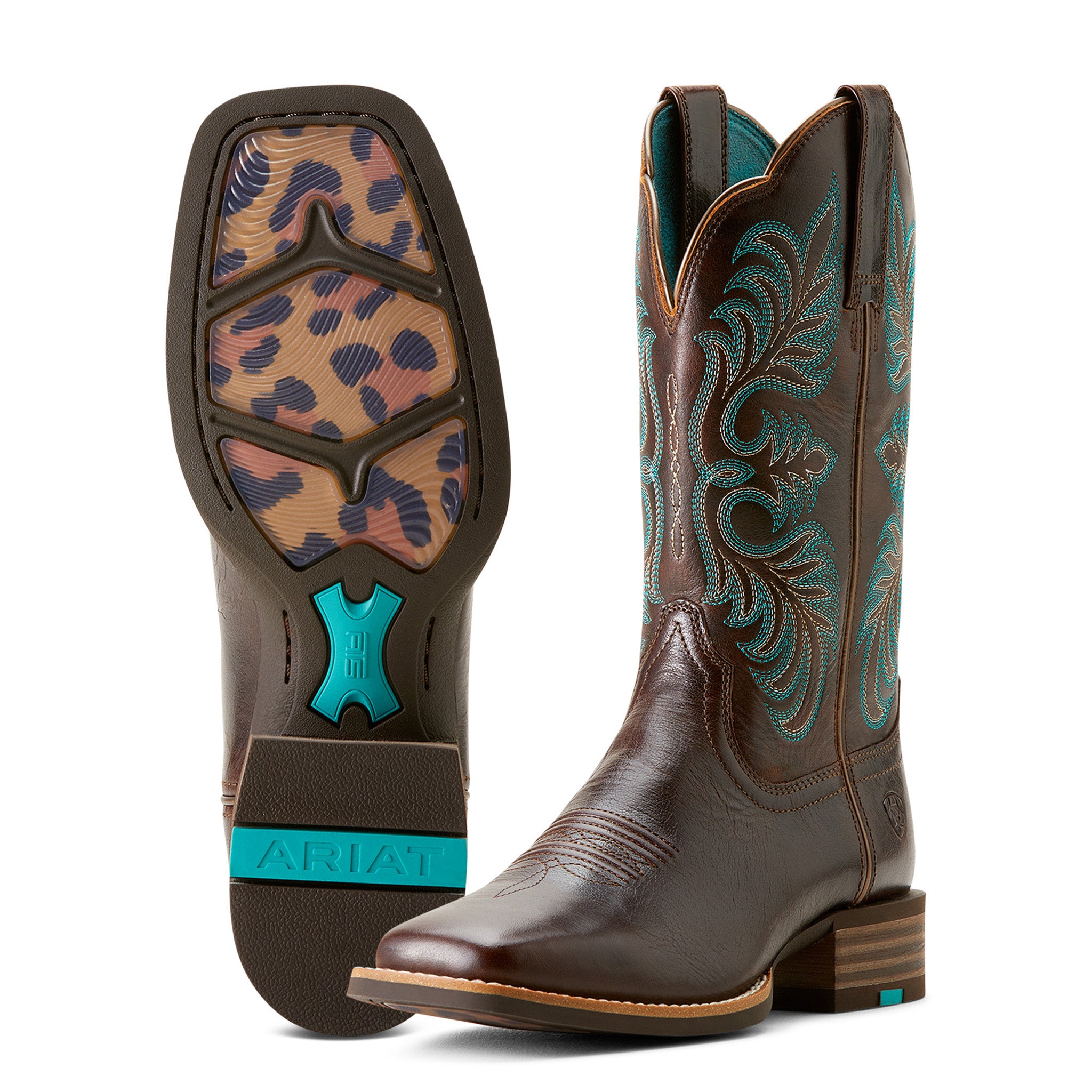 Womens brown ariat boots hotsell