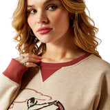 Women's Roughstock Oversized Crew Neck Sweatshirt from Ariat