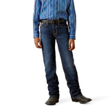 Ariat B5 jeans showing front pockets and slim fit design