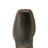 Ariat Smokey Brown/Dusty Taupe Ryden Ultra Wide Square Toe Men's 11 inch Wide Square Toe Cowboy Boots toe view