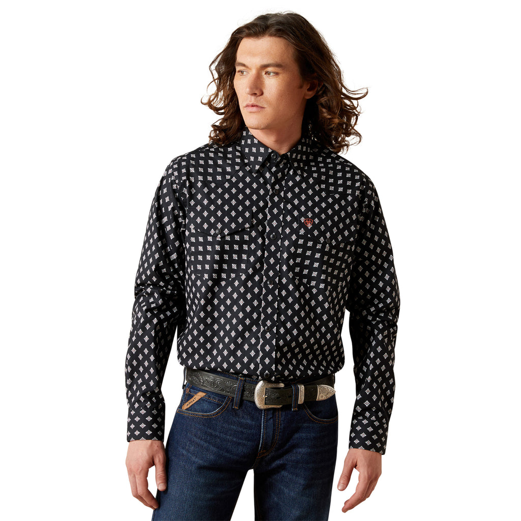 Ariat Men's Felix Fitted Snap Long Sleeve