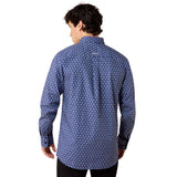 Ariat Blue Geo Print Long Sleeve