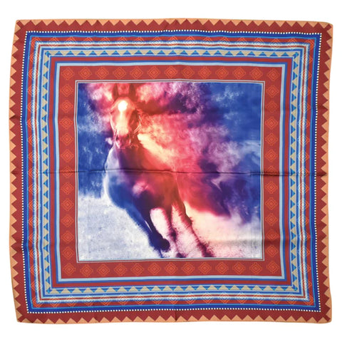 Trenditions Flaming Mare Print Wild Rag
