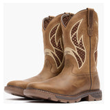 Georgia Boot Carbo-Tec FLX Alloy Toe Pull-on with InsulKul™ Work Boot in Brown/Tan