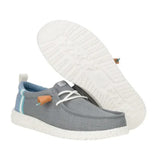 Hey Dude Wally Craft Linen Monument Grey
