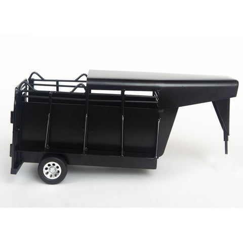 Little Buster Gooseneck Black Half Top Trailer