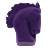 Purple  rhinestone Horse shoe earring  - Box