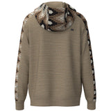 Back/hoodie View. - Aztec print hoodie