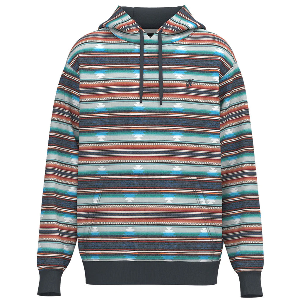 Front side view of the legendary serape Hooey hoody. 
