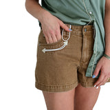 Howdy Hanny Tan Arrow Denim Shorts