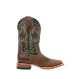 Hyer Men's Marbled Green & Waxy Brown Cowboy Boots