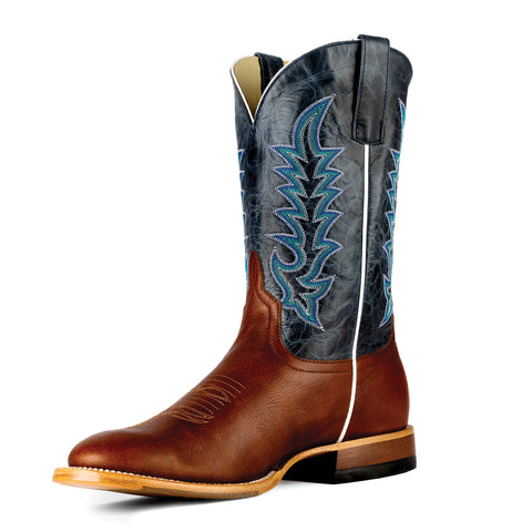 Anderson Bean Men's Cognac/Navy Boots