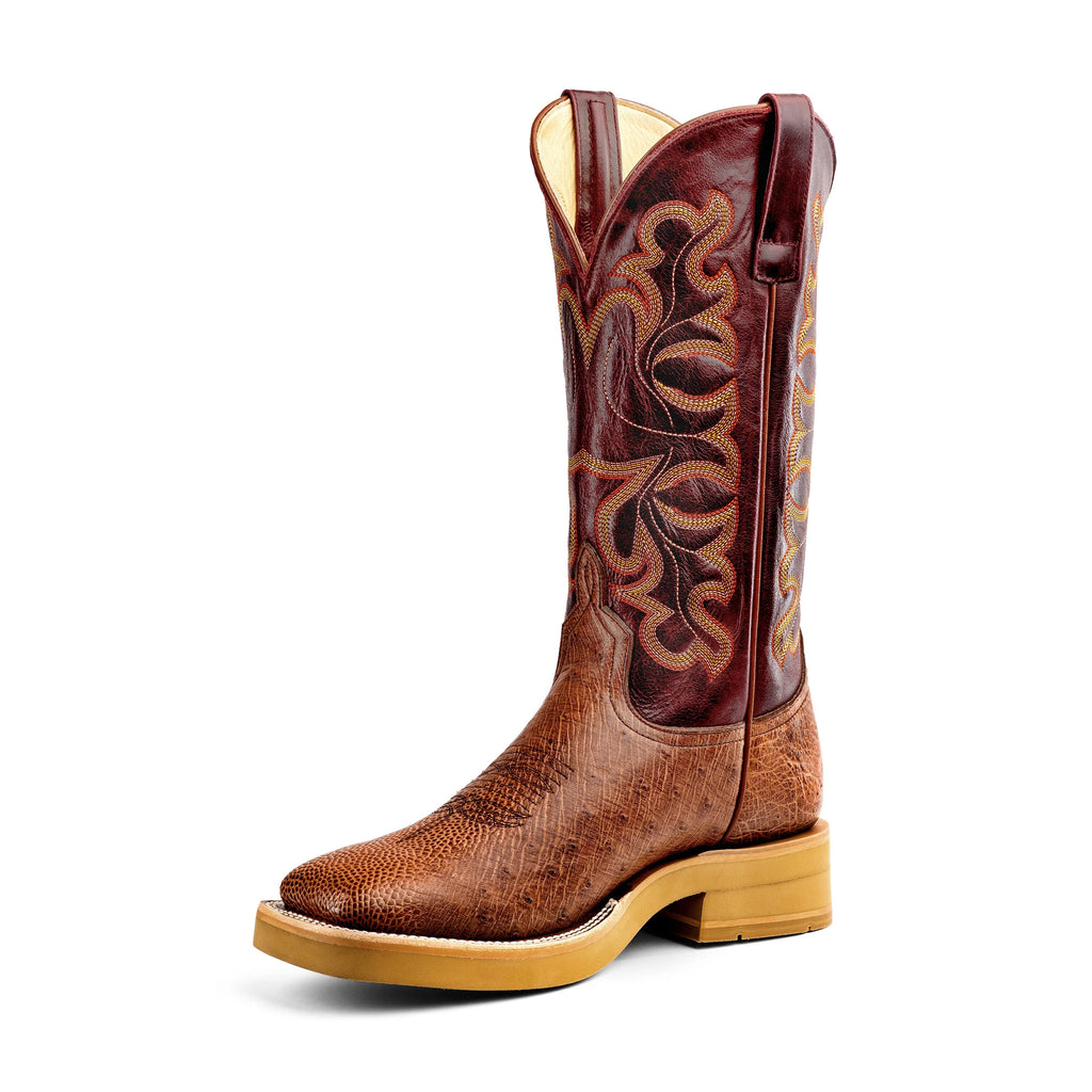 MEN'S KANGO TOBAC SMOOTH OSTRICH BOOT